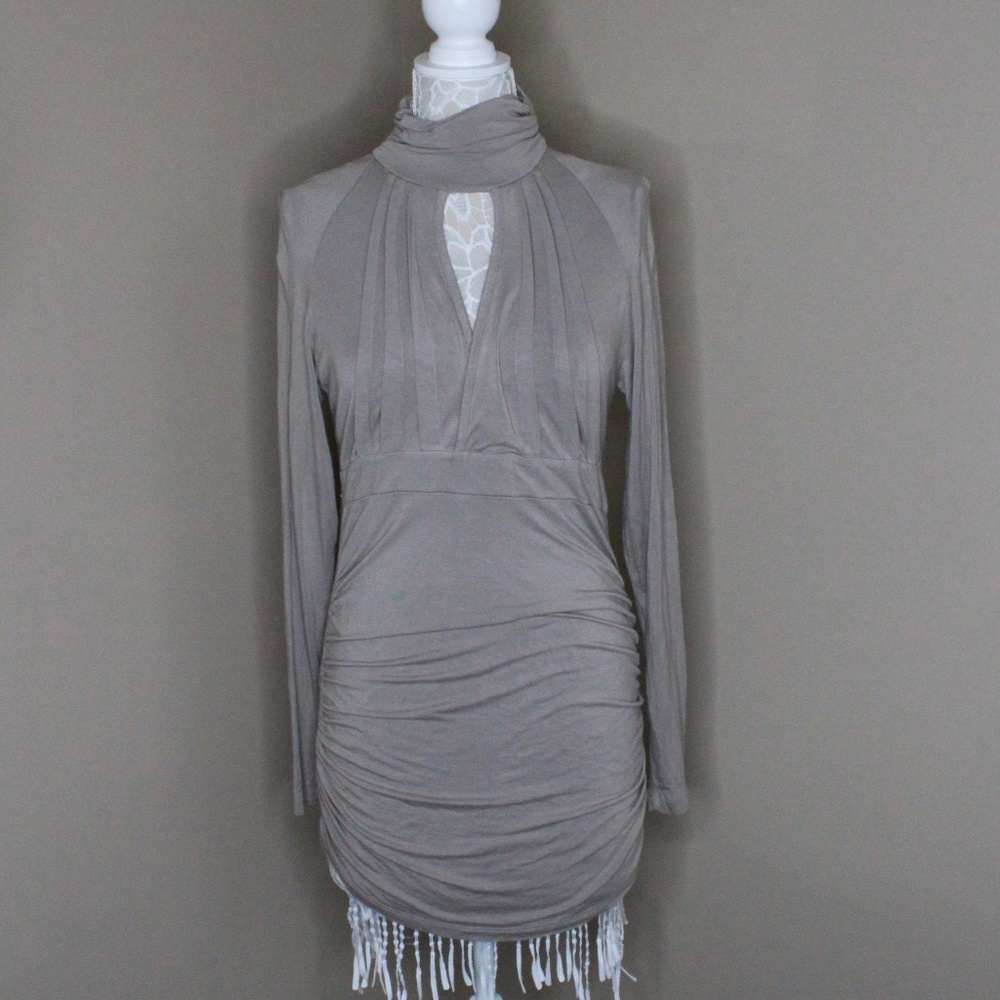 Taupe Turtleneck
